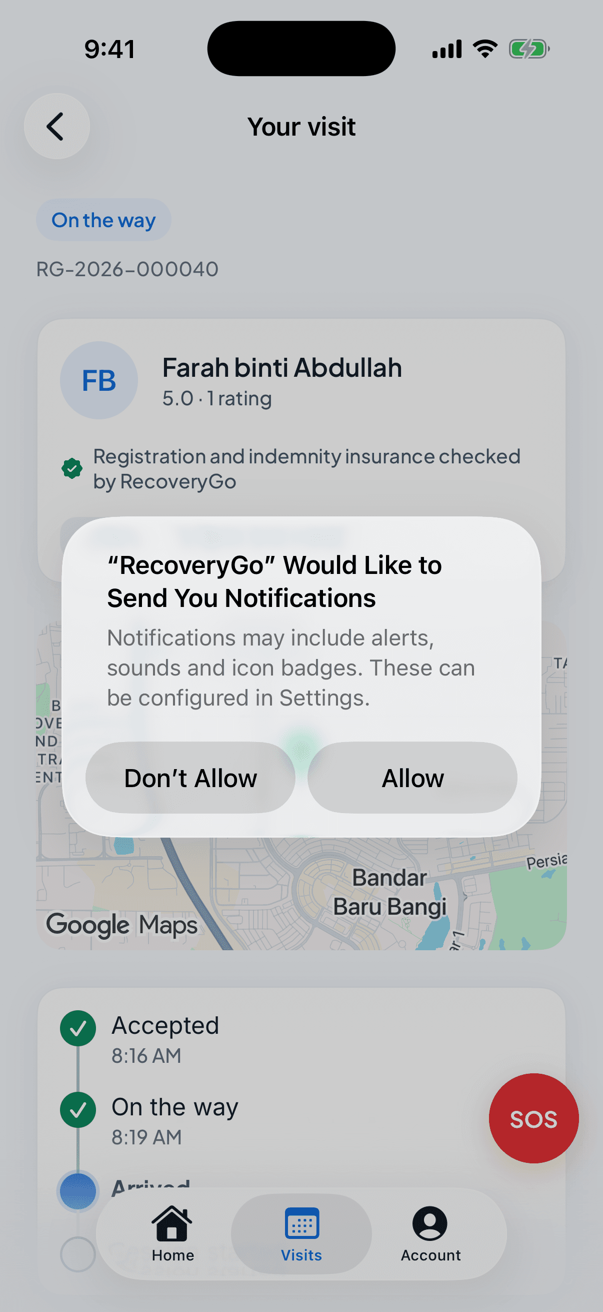 Benarkan notifikasi